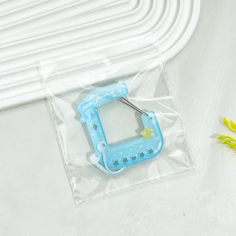 Cute Acrylic Charm Carabiner Climbing Buckle High Aesthetic Value Bag Pendant Creative Gift Keychain Backpack Handbook Decor
