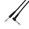Линейный кабель стерео стандартный кабель стерео стандартный штекер прямой штекер L-типа штекер [серия Music] 6,3 мм 1,5 м/ C-072A