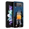 Милый арт красивый инди ярко-розовый Чехол для телефона Samsung Galaxy Z Flip3 Flip4 Flip5 ПК-оболочка для Z Flip 3 4 5 Жесткая складная крышка