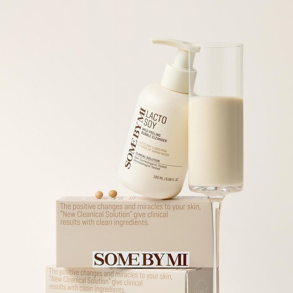 SOME BY MI Lacto Soy Mild Peeling Bubble Cleanser 180ml
