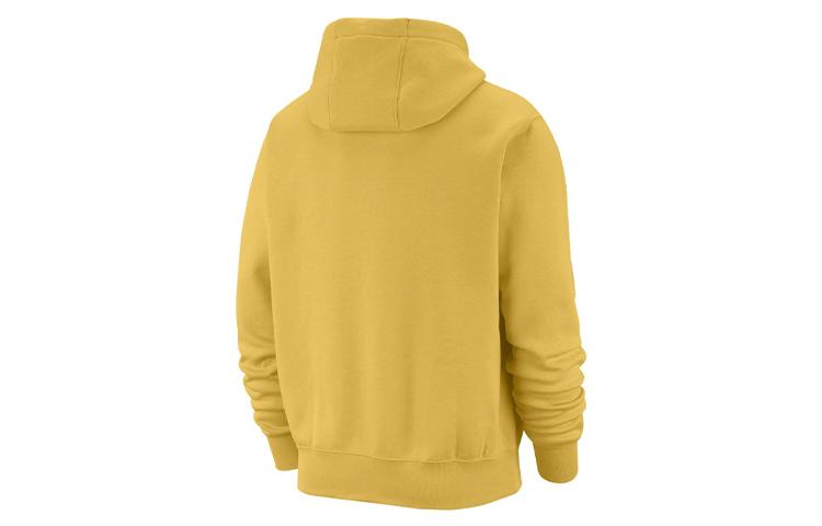 Nike Sweatshirts Men's Sun Dazed Yellow Hooded Moderate Regular BV2974-761