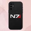 Чехол для телефона N7 M-Mass Effect для Samsung S24, S21, S22, S23, S30, Ultra, S20, Plus, Fe, Lite, Note, 10, 9, 5G Черный Мягкий
