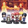 6pcs Character Naruto Pvc Toy Model Desktop Decoration Child Christmas Gift