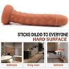 Silica Gel Realistic Dildo Cock for Vaginal G-spot and Anal Stimulation Penis with Suction Cup for Sex Adult Toys for Women and Couple