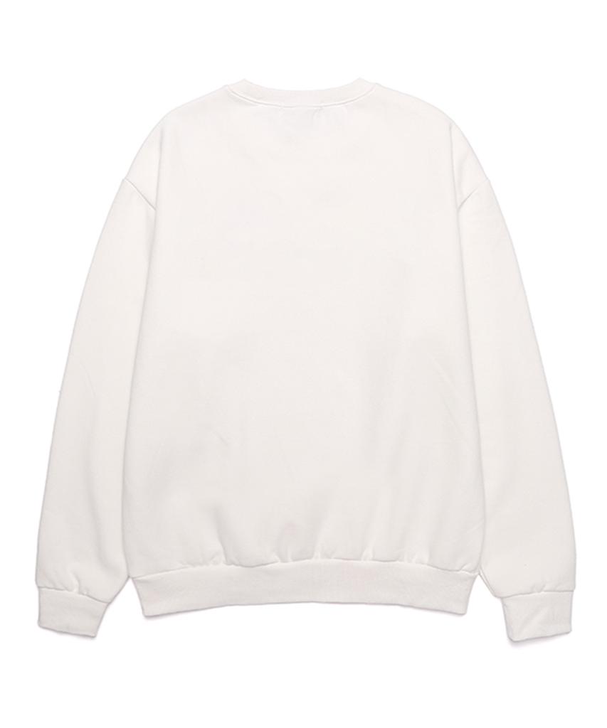 VANNWORKS Cat Oversized Sweatshirt (Vls0002) White (Type B)