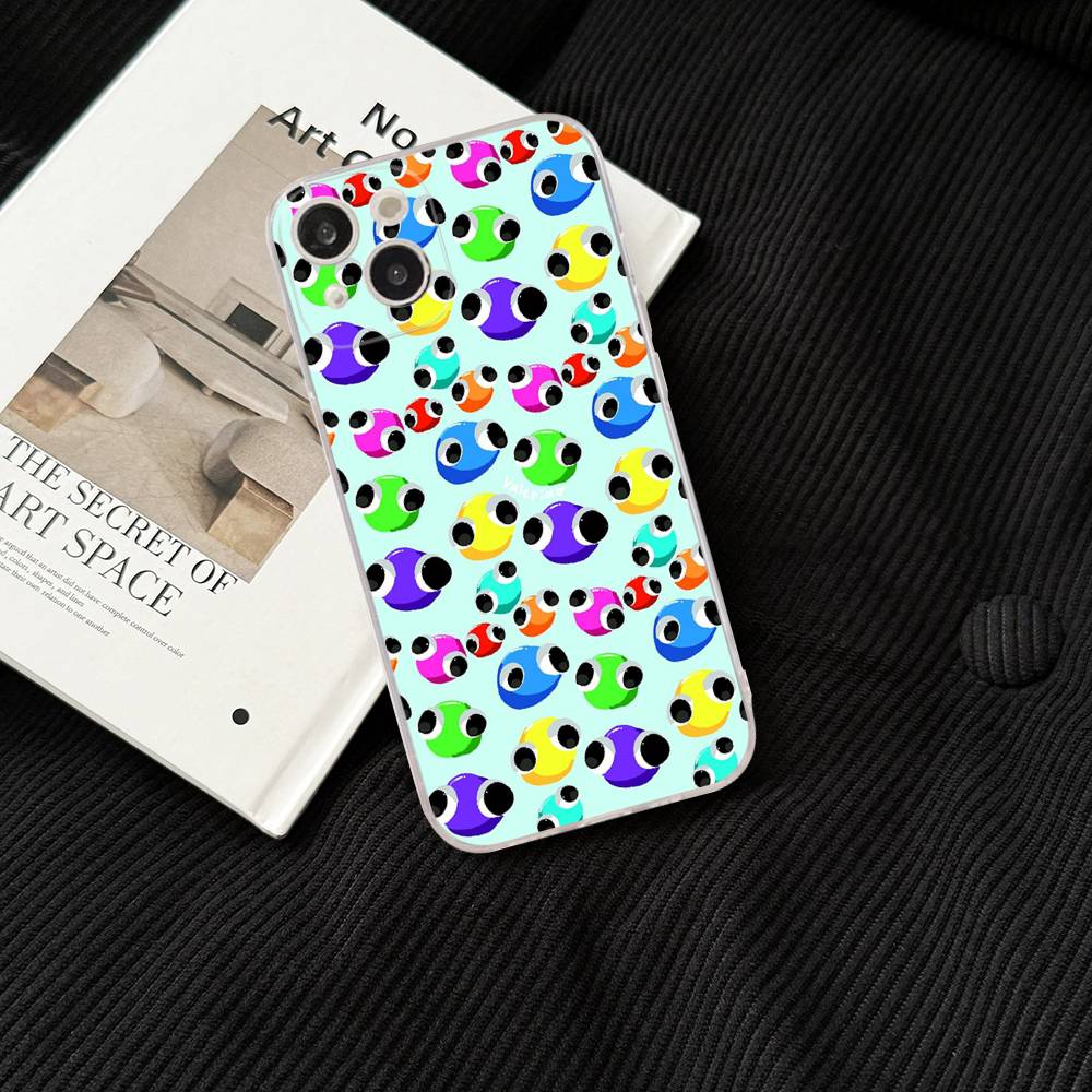 Rainbow Friends Toy Cartoon Phone Case For IPhone 17 16 15 14 13 12 11 Pro XS Max Plus Soft Silicone Cover
