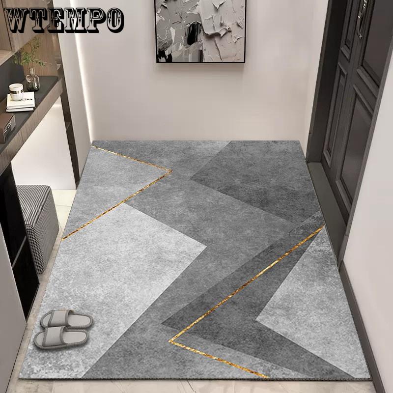 Floor Mat Door Mat Light Luxury Simple Design Entrance Mat Dirt Resistant No Wash Floor Mat