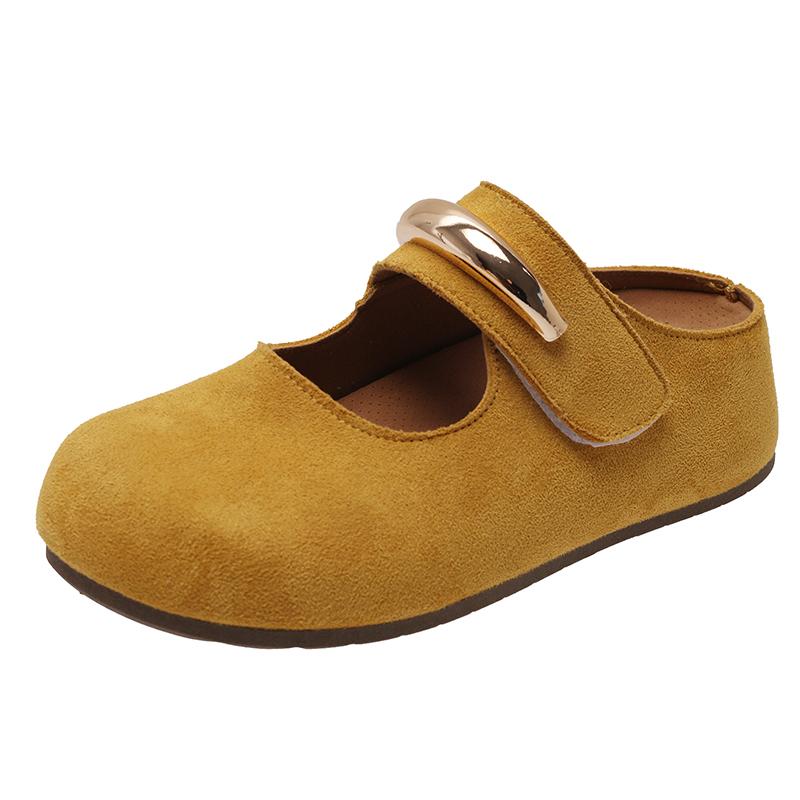 2025 Весна Новые женские балетки ретро красные с двойной пряжкой на ремне повседневные высококачественные туфли большого размера для леди Мэри Джейн