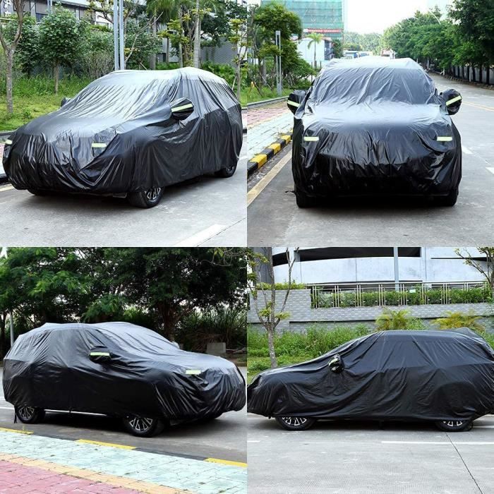 Protective Cover - Black - 480x180x150 Cm - Anti UV - Waterproof - Universal