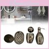 Bathroom Steel Stainless Set Storage Lotion Bottle Washbasin Cup Tool Durable