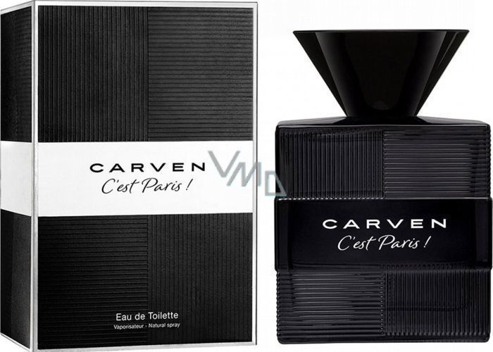 Eau de Toilette - CARVEN - Carven C'est Paris ! - 50 ML - Parfum pour Homme - Feuille de Violette et Noisette