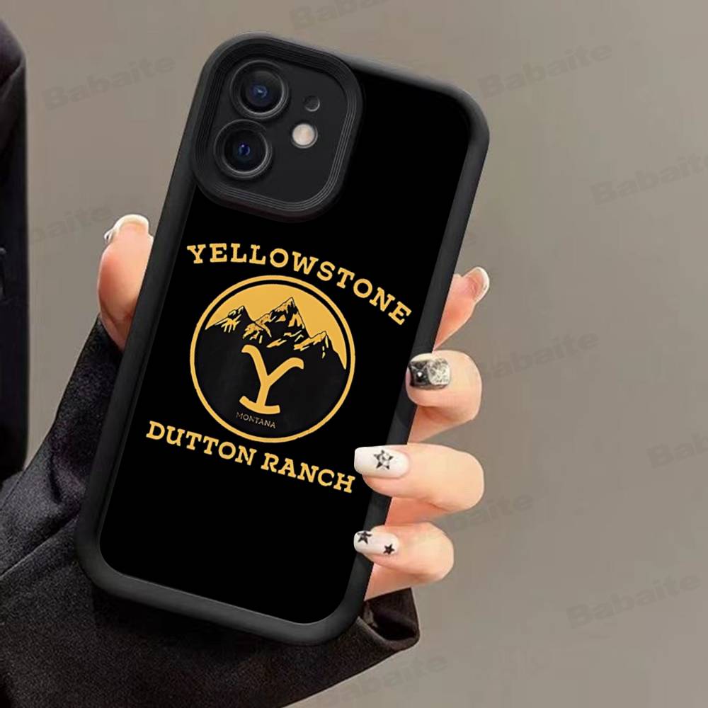 Чехол для телефона с логотипом ТВ Y-yellowstoneS Для IPhone 17 16 15 14 13 Pro Max Plus 12 11 Чехол