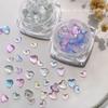 1 Box 3D Nail Decor Wide Application Non-Irritation Resin Delicate Love Heart Type Manicure Ornaments DIY Art for Beauty