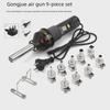 Gongjue GJ8018LCD Portable Hot Air Gun: 110V/220V, Digital Display, Temperature Control, 9-Piece Set