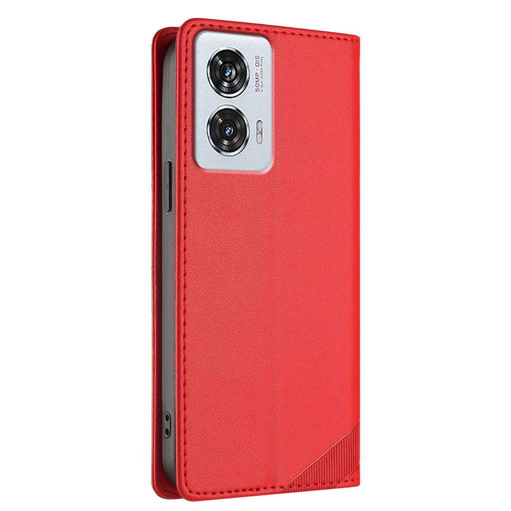 For Motorola Edge 50 Fusion 5G Phone Cases Punk Style Imprinted Wallet Stand Leather Cover