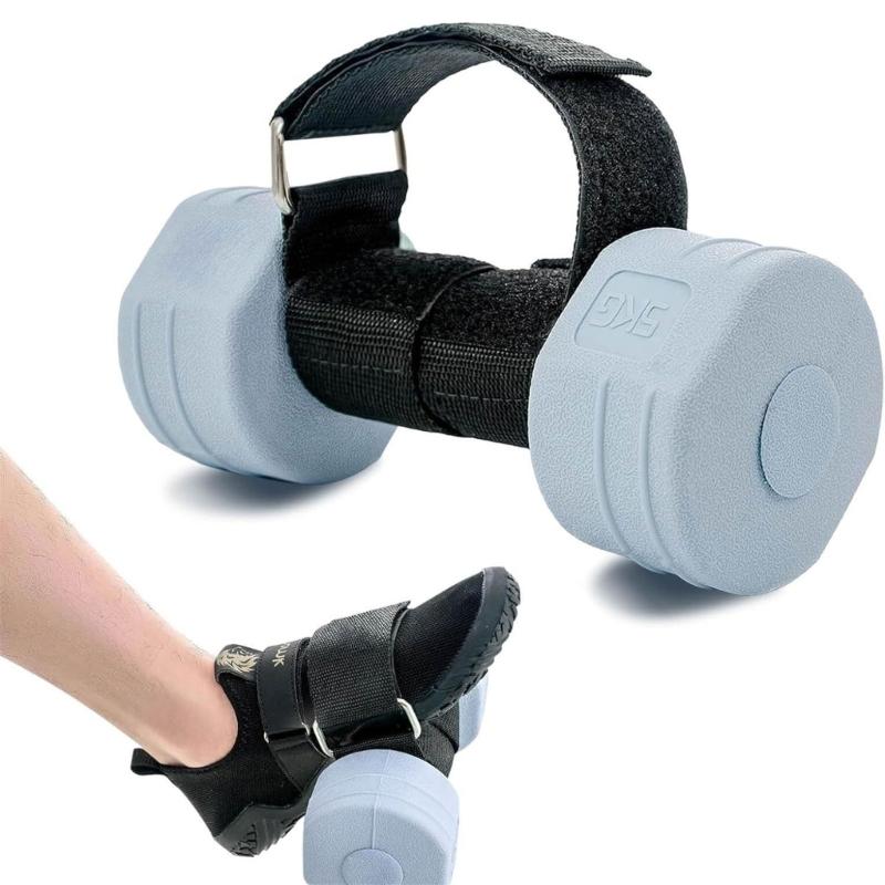 1/2pcs Adjustable Weight Dumbbell Ankle Strap Tibialis Trainer Foot Strap for Working Out Strength Training Easy to Use