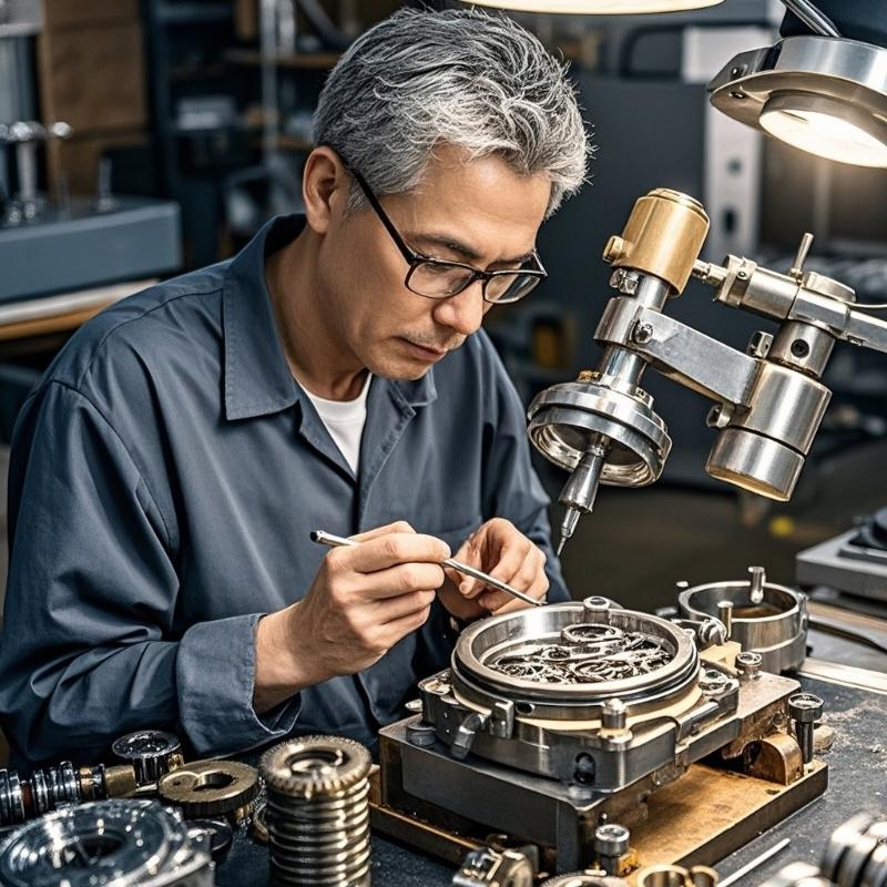 Профессиональный инструмент для установки стрелок часов из алюминиевого сплава, 4-контактная конструкция, подходит для точного ремонта часов и сборки часовых механизмов