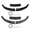 3PCS Front Bumper Lip Spoiler High Strength Sporty Bumper Lip Chin Splitter Diffuser for E60 E61 M5