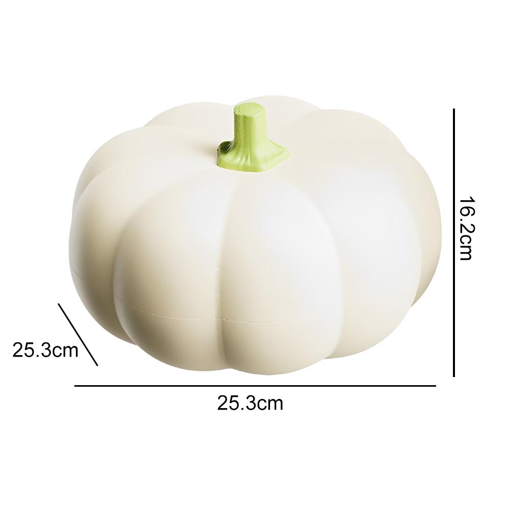 Двухслойная тыквенная миска для осенней домашней вечеринки, подставка для закусок для вечеринки на Хэллоуин, тыквенная фруктово-конфетная миска, контейнер для хранения продуктов