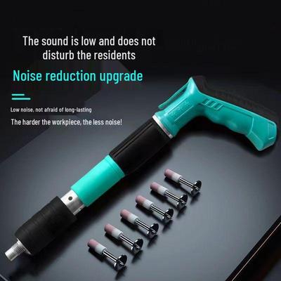 Компактный потолочный крепеж: Легкий, регулируемый гвоздезабивной инструмент для крепления проволоки и труб