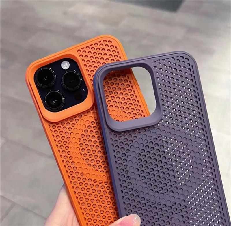 Роскошный сетчатый чехол для телефона с магнитной системой Magsafe и отводом тепла для iPhone 16 Pro Max Для iPhone 11 12 13 14 15 16Plus Защитная крышка