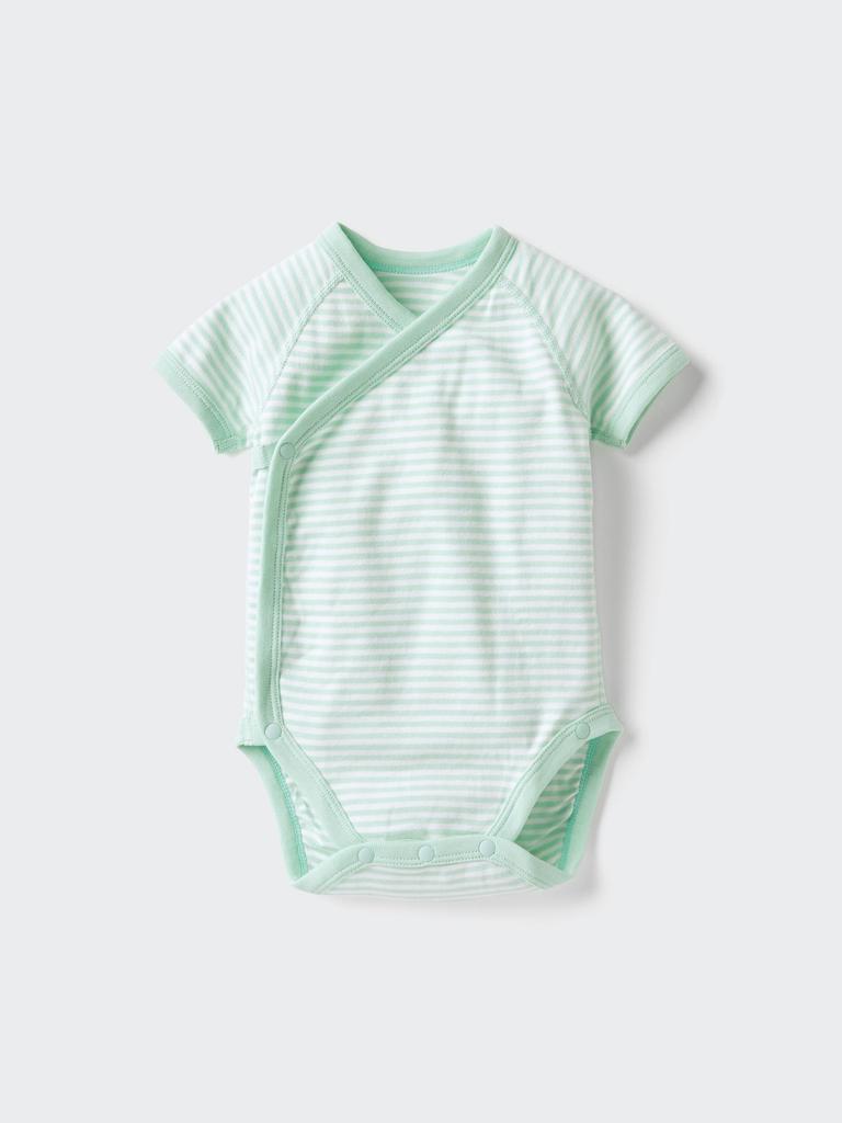 Uniqlo Japan Bodysuit  Short Sleeve  Front Opening 