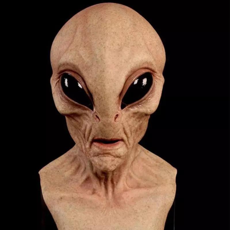 2020New Alien Latex Mask Halloween New Hot-Selling Alien Horror Mask Headgear