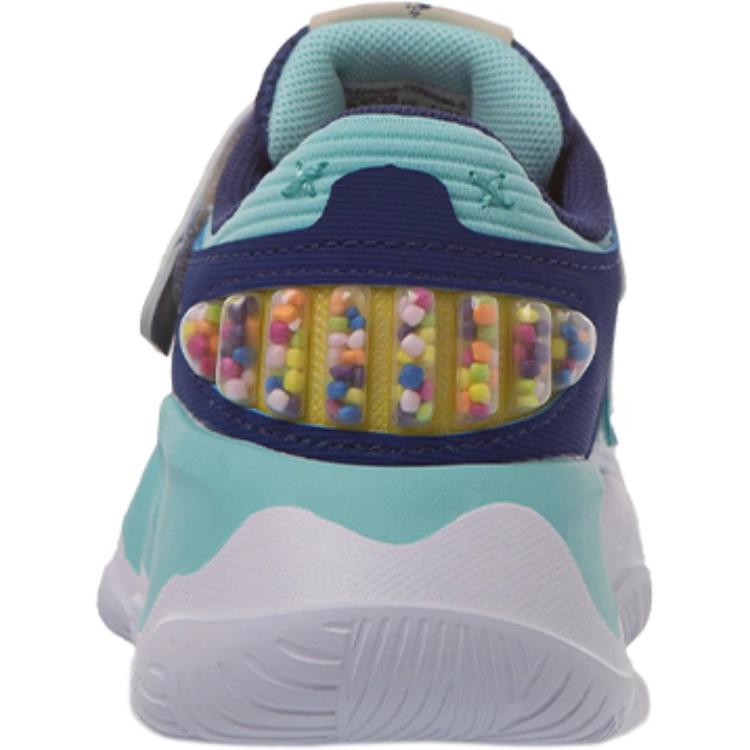 Li Ning Kids нескользящие износостойкие повседневные туфли с низким верхом детские повседневные туфли белые синие YKNR090-3