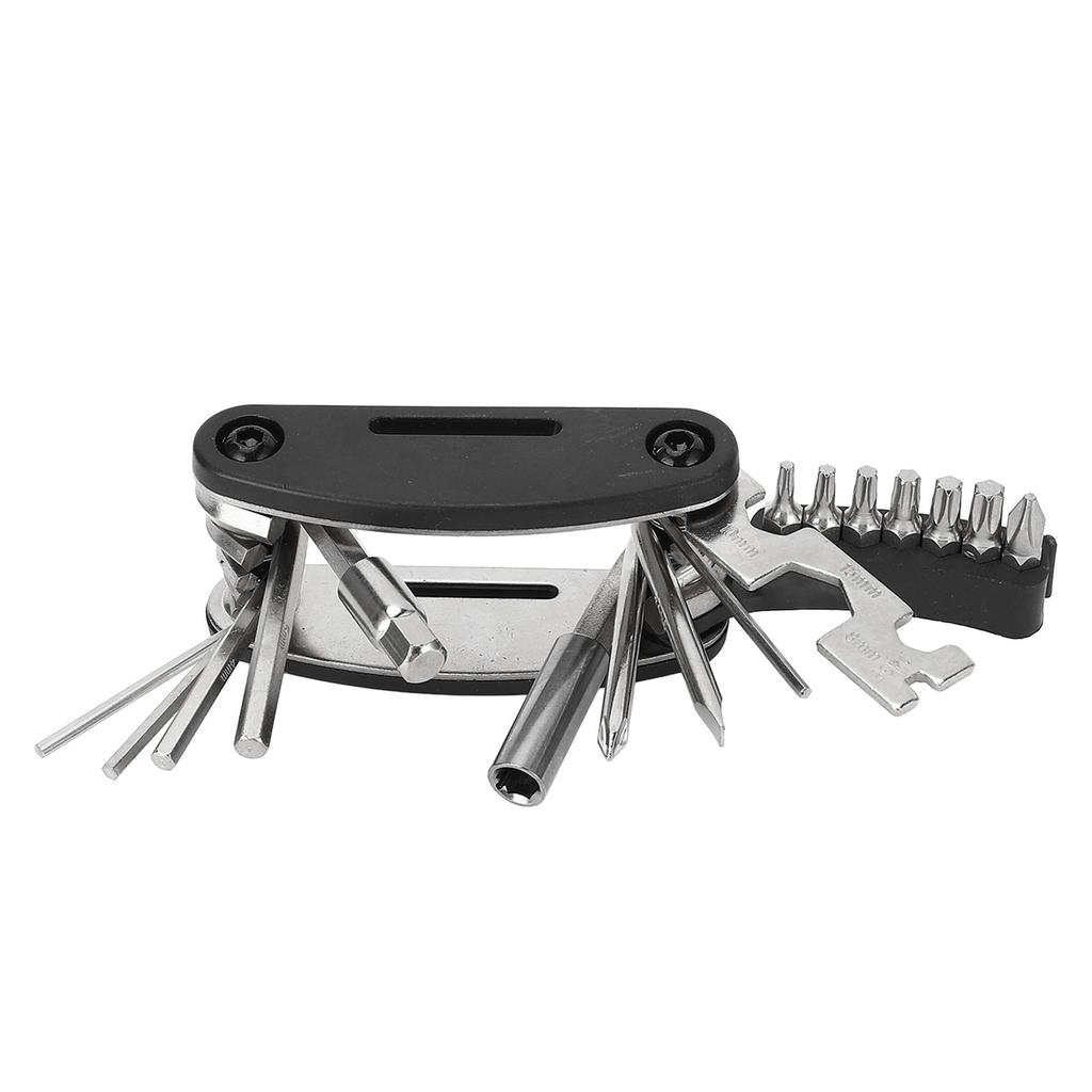 20 in 1 Bike Multitool Professional Portable Integrated Design Bike Repair Tool for Emergency Maintenance Camping Travel