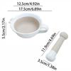 Manual Ceramic Grinding Bowl Safety Rice Paste Bowl Baby Food Milling Bowl  Garlic Ginger Grinding