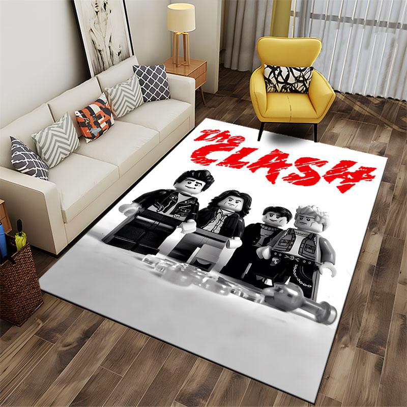 Lego Style The Clash Carpet suitable as a non-slip mat for the living room or bedroom sofa