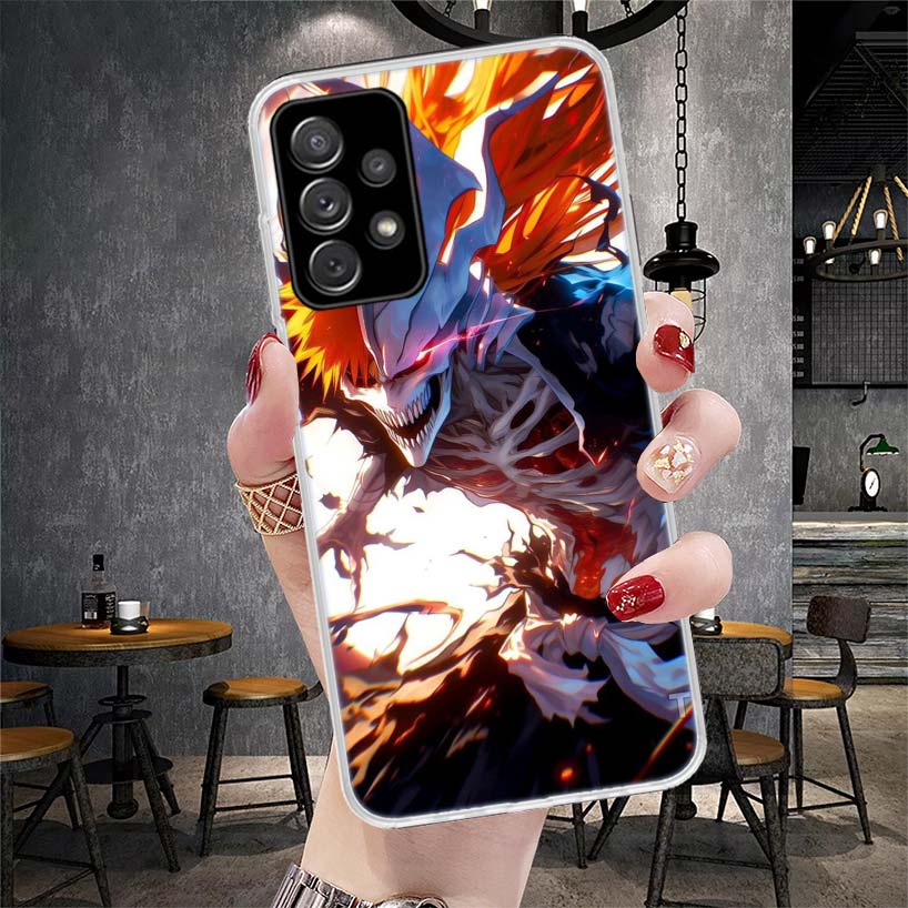 Kurosaki Ichigo Bleach Мягкий чехол для телефона для Samsung Galaxy S22 S23 S24 S25 Edge S26 Ultra S20 FE S21 Plus + Fundas Coque Galaxy S