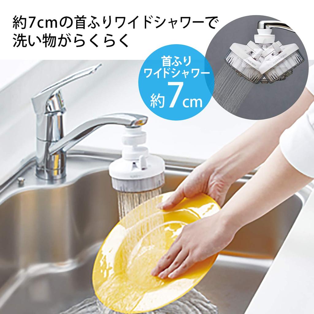 Kurita Compact Water Purifier Kuripire NX5 Swing Type White REN5SW-3076