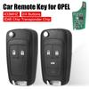 For OPEL/VAUXHALL Astra J Corsa E Insignia Zafira C 2009-2016 DIY Circuit Board 2/4 Buttons Car Remote Key 433MHz ID46 Chip