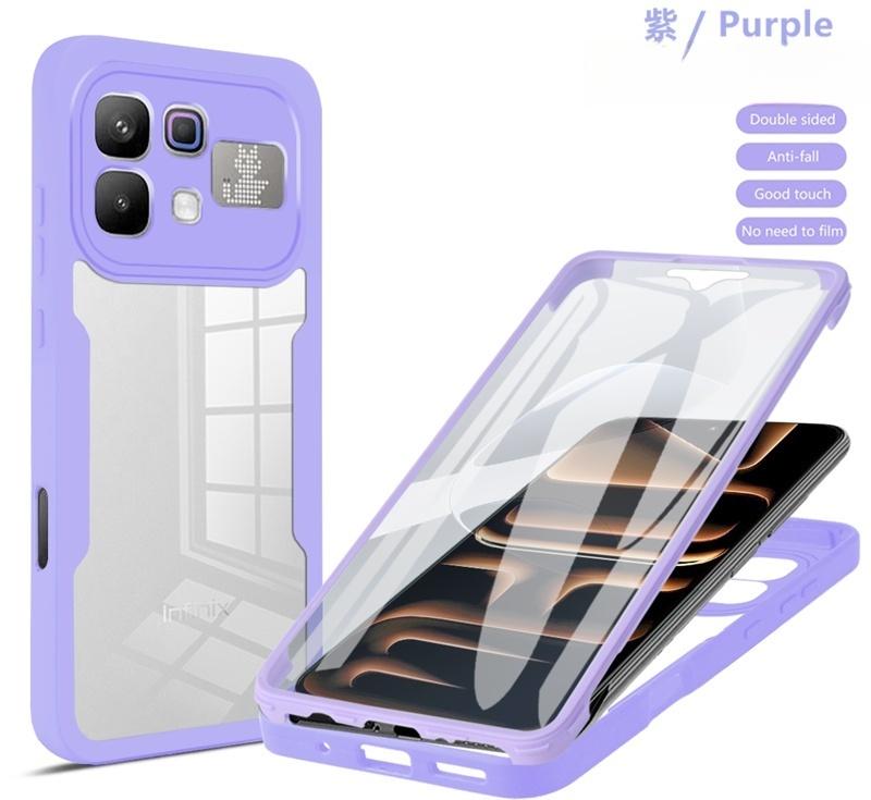 Чехлы Для Infinix Note 60 Pro Note Edge 5G INFINIX Smart 20 4G Hot 60 Pro + 60i 360 Защита Всего Тела Прозрачный Чехол