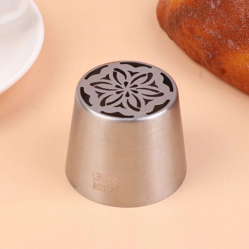 Large Size Flower Squeeze Mouth Creative Cream Nozzles Pleated Cream Piping Tips  Kitchen Gadgets