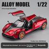 1/22 Pagani Huayra Dinastia Alloy Super Car Diecast Metal Model Classic Gull Wing Door Colection Decoration Children Toy Present