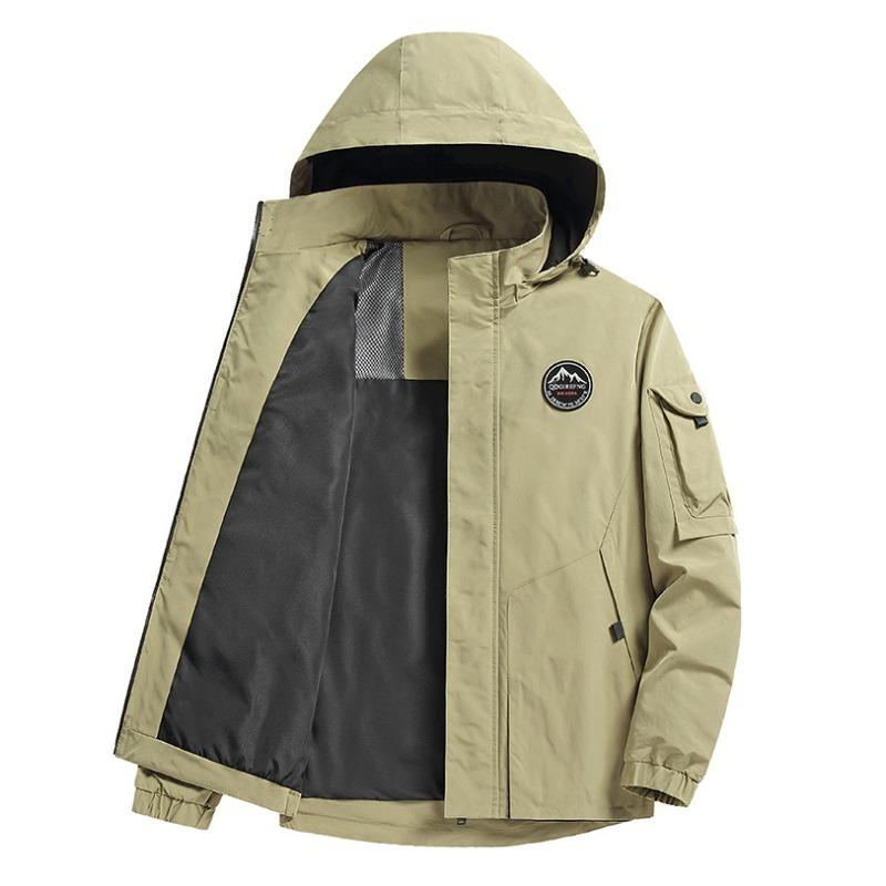 Мужское пальто Весенне-осенняя повседневная куртка с капюшоном Мужское пальто для активного отдыха, альпинизма, путешествий Мужская новая осенняя одежда