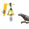 Acrylic/Metal Parrot Bell Toys Hanging Bird Chew Toy Birds Chewing Hanging Bell Grinding