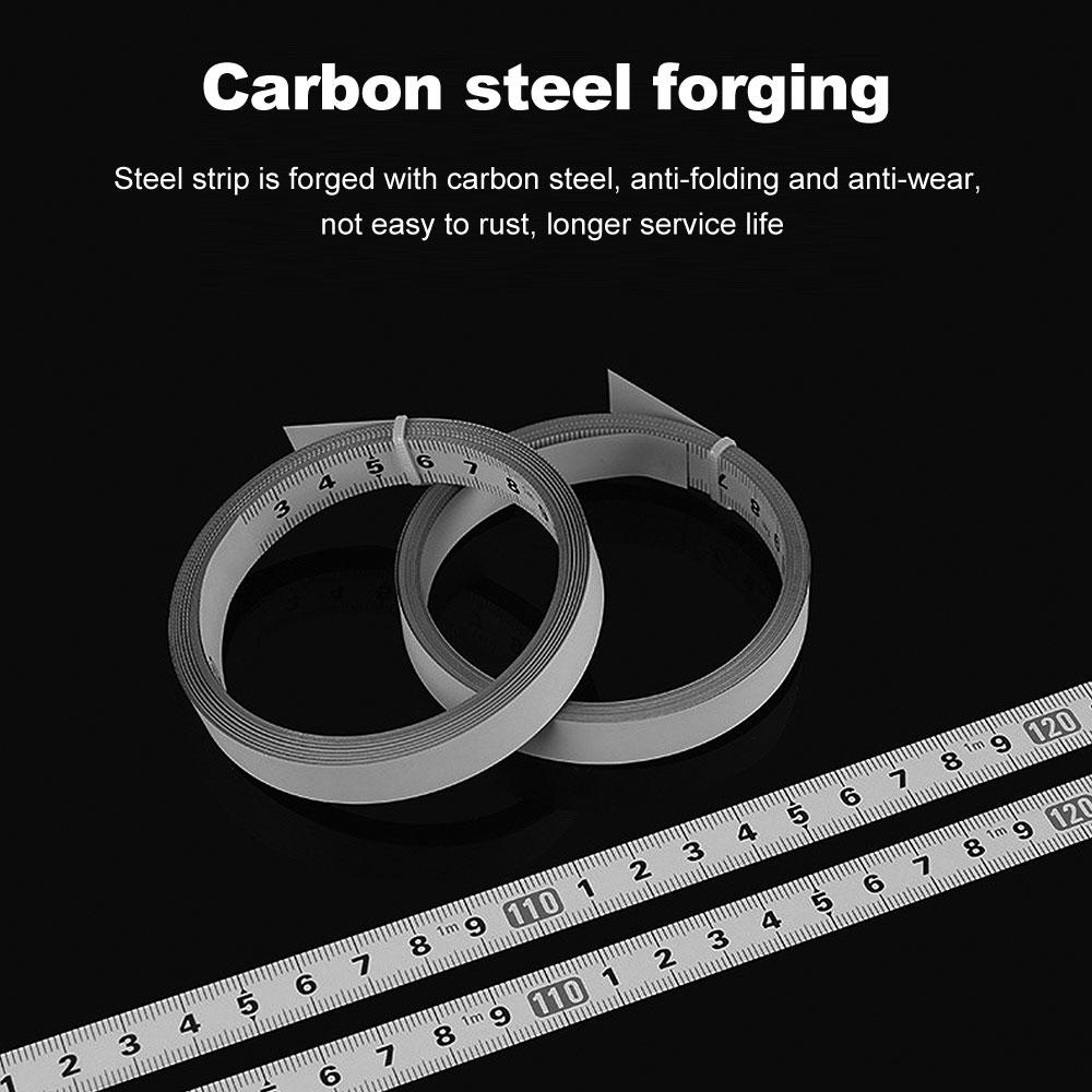 Самоклеящаяся измерительная лента с подложкой, метрическая шкала, измерительная лента для фрезерного станка с Т-образным сечением, настольная пила, бытовые измерительные инструменты