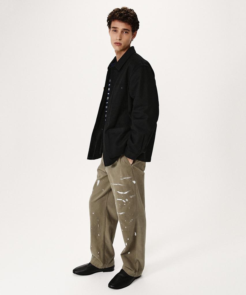 Shirter Serge French Worker Jacket (Black)