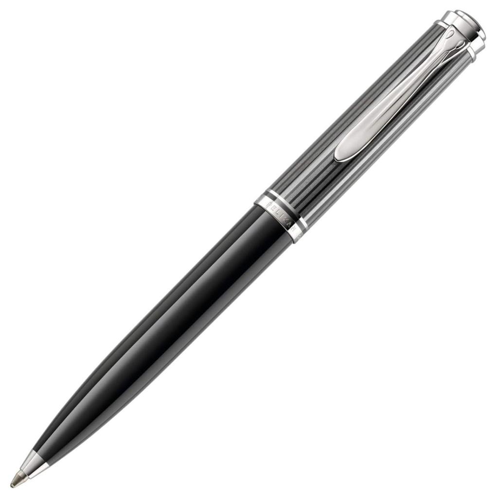 Pelikan Pelikan Ballpoint Pen Souveraine Black Stripe K605 Genuine Imported Product Oil-Based