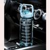 2L Portable Water Bottle Large Capacity Plastic Straw Water Cup Drink Bottle with Time Marker for Outdoor Sports Fitness Summer