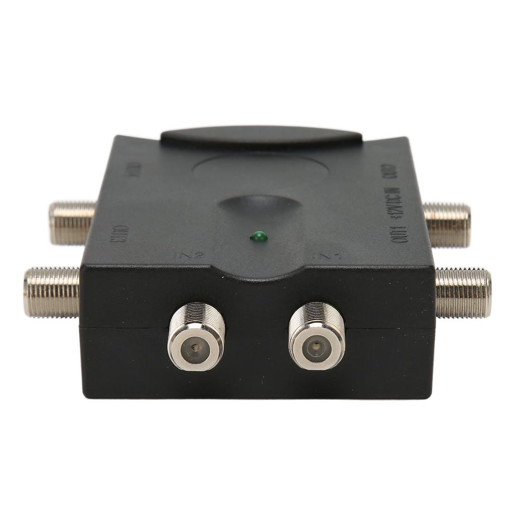 Усилитель ТВ 2 в 4 выхода без потерь двунаправленный усилитель ТВ сигнала с высоким коэффициентом усиления для антенны кабельного ТВ