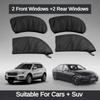 Car Sunshade Anti-mosquito Insulation UV Protective Glass Sunscreen Mesh Reflective Sunshade Protective Window Film For SedanSUV