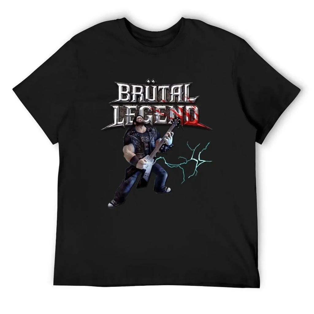 Футболка Brutal Legend мужская футболка винтажные футболки футболка оверсайз рубашки с графикой мужские футболки для тренировок