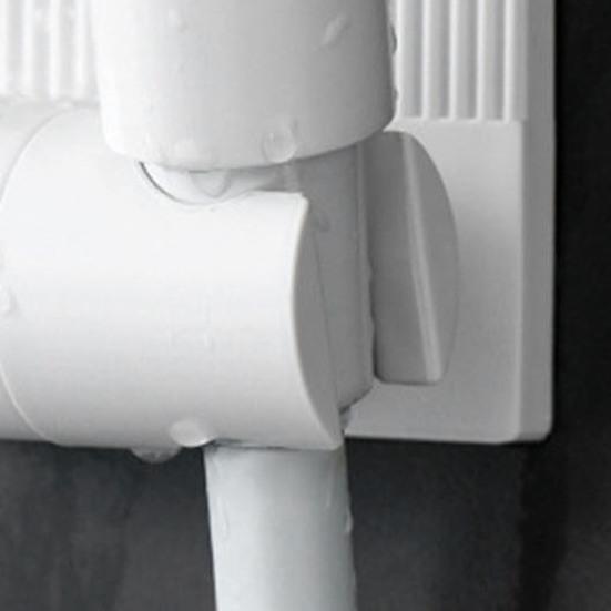 Настенный кронштейн для душа с регулируемым углом наклона, простая установка, универсальный самоклеящийся душ