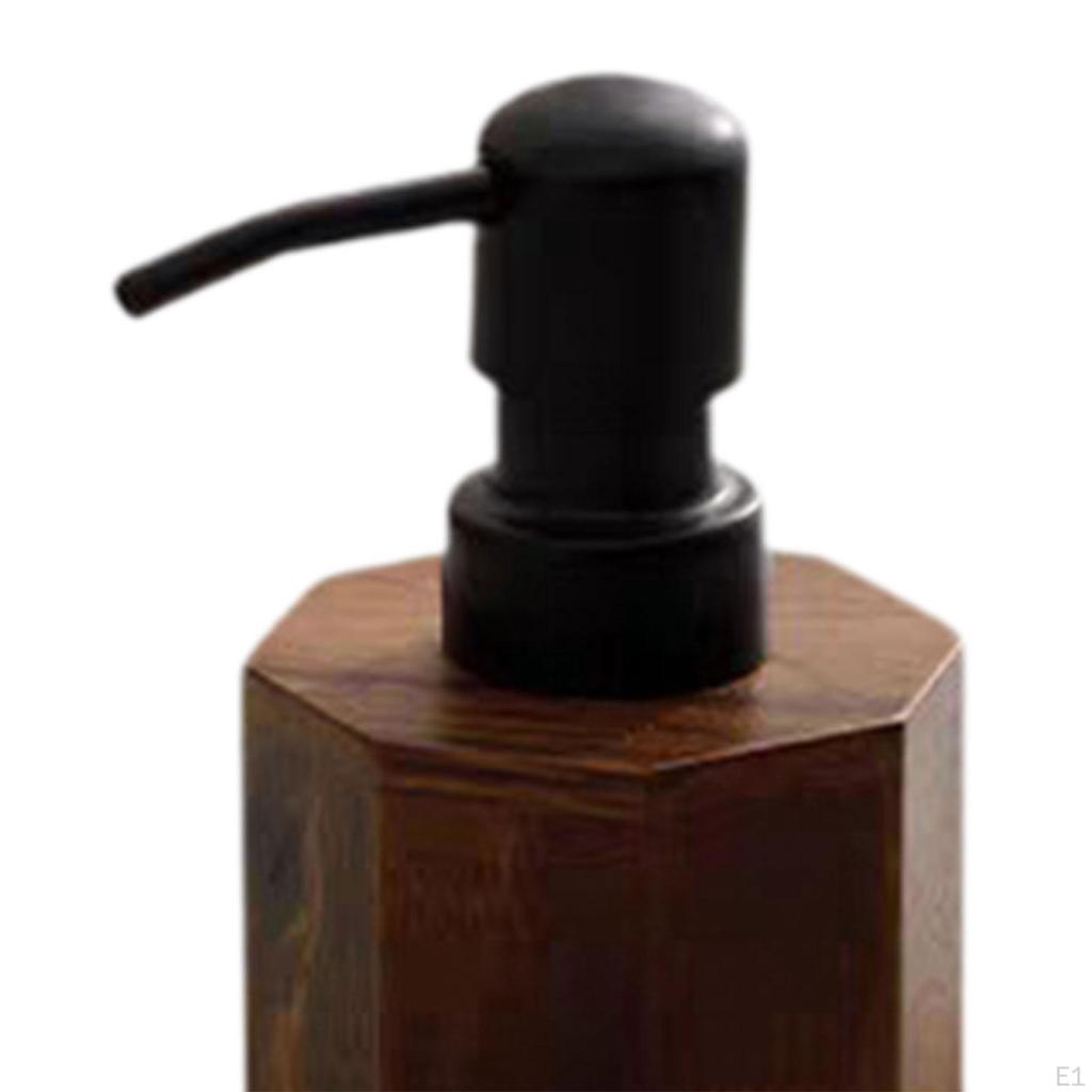Дозатор для мыла, пустая деревянная бутылка, практичная, простой стиль, дозатор для лосьона