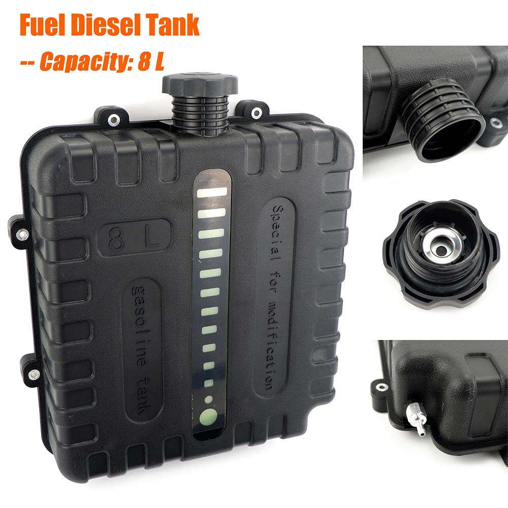 8L Air Diesel Heater Fuel Tank Oi Gasoline Storage With Cap For Car Truck Camper Strong Hard Plastic Auto Fuel Tank