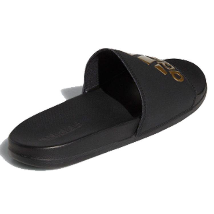 adidas Шлепанцы Adilette Comfort Мужские Черный Золотой EG1850